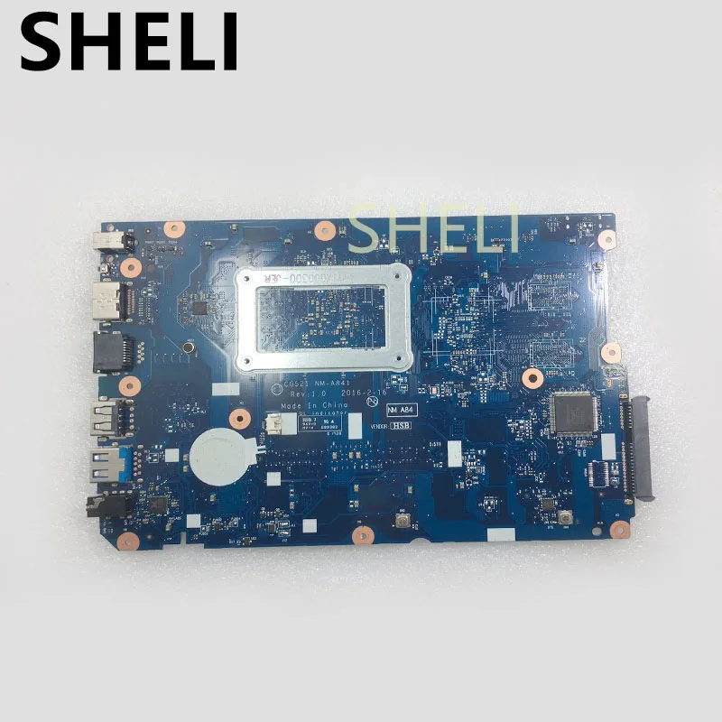 SHELI для LENOVO CG521 NM A841 материнская плата 110 15ACL ноутбука CPU A4 7210 R5 M430 2G DDR3 100% тестовая
