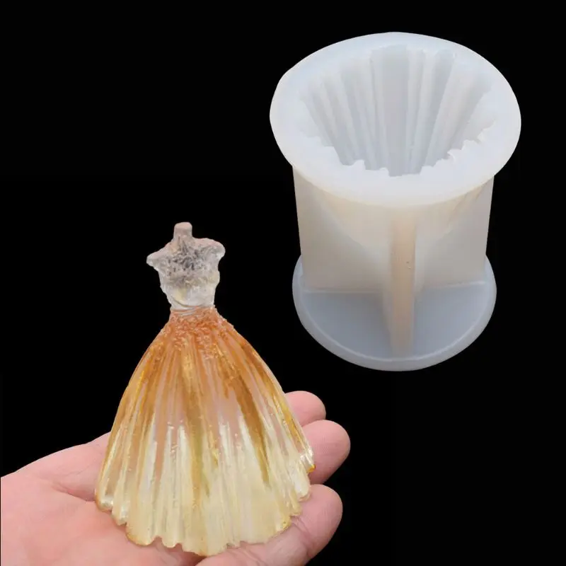 

Форма для свадебного платья, силиконовая смола, форма для платья принцессы, инструменты для рукоделия