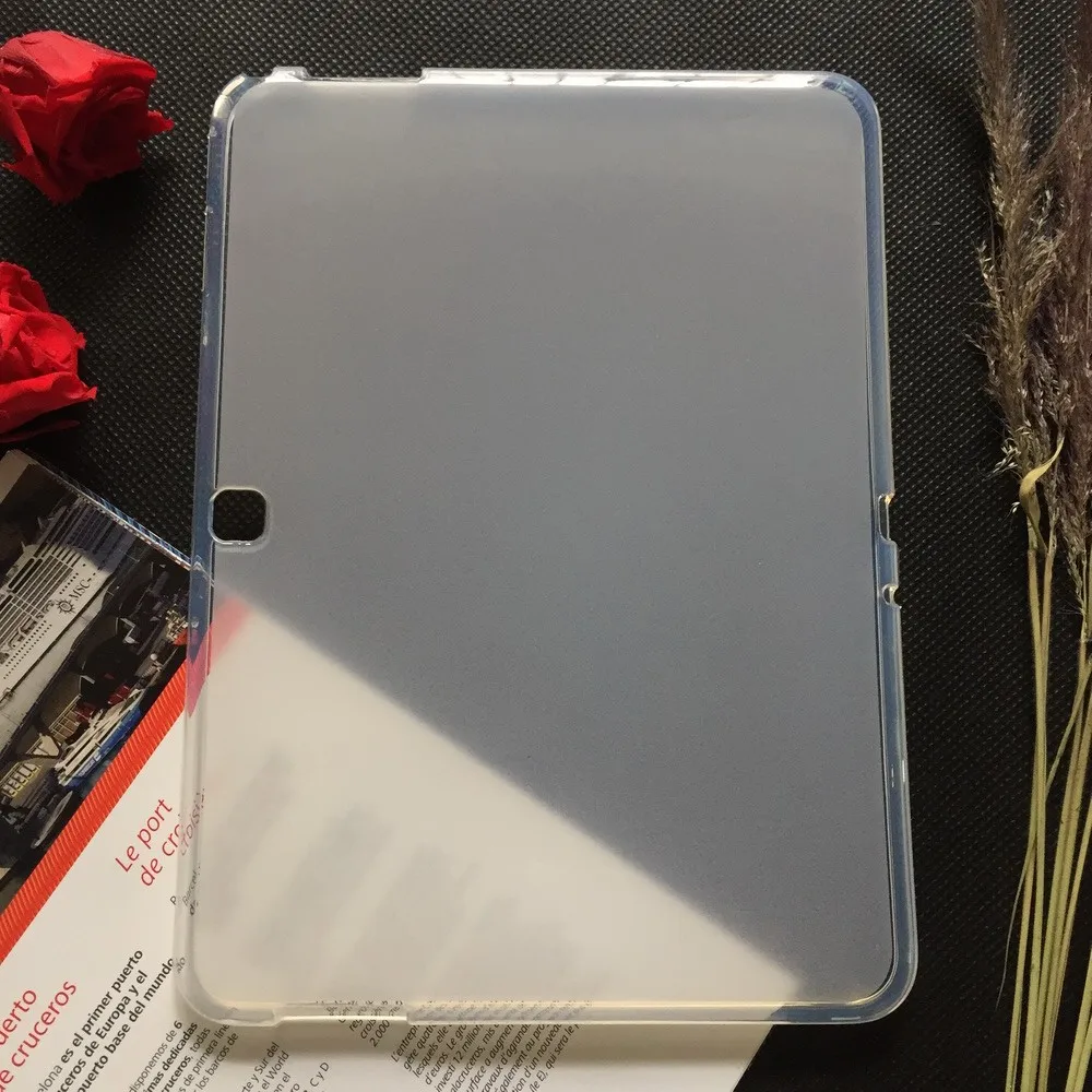 Обложка SM T530 для 10 1 дюймового планшета Samsung Galaxy Tab 4 задняя крышка|Чехлы планшетов