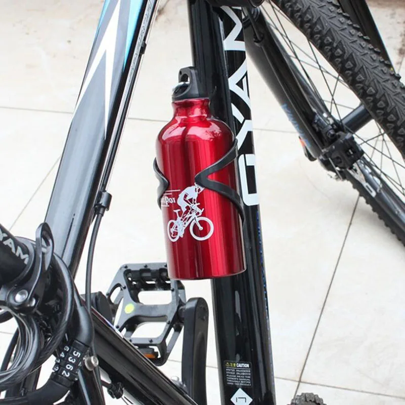 Бутылка для воды 500 мл велосипедная бутылка алюминиевый сплав спорта на открытом