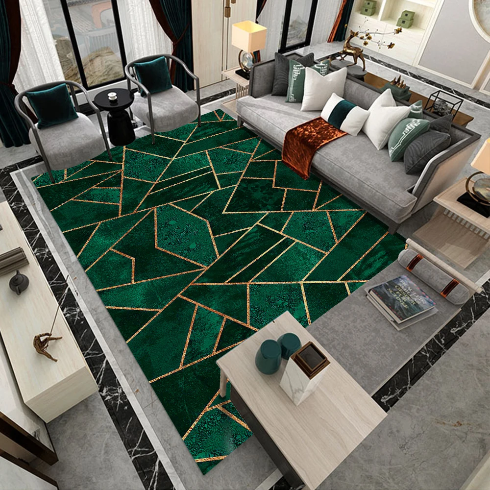 Silstar Tex Rug Gradient Printing Luxury Carpets For Living Room European Fashion Ffluffy rug Mats Yoga Bedroom | Дом и сад