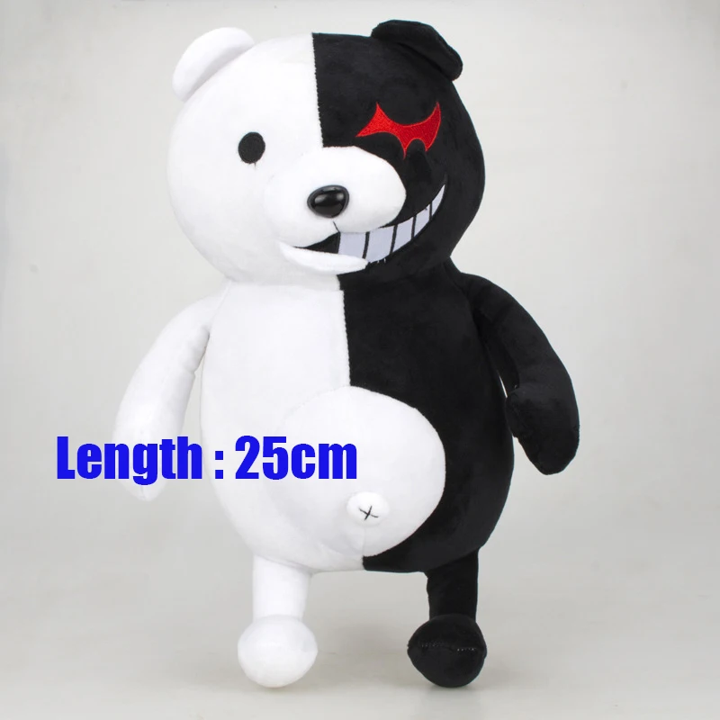 Reneecho Danganronpa Косплей Монокума Monokuma фигурка черный белый медведь |