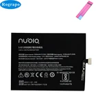 3200 мАч, Li3932T44P6h806139 оригинальный мобильный телефон Батарея для ZTE Nubia Z17 мини NX589J Dual SIM TD-LTE NX563J