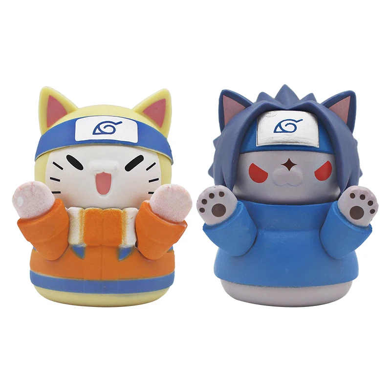 Экшн-фигурка Наруто Q Edition Cat Cos удзумаки Учиха Саске хатакэ Какаси танаде