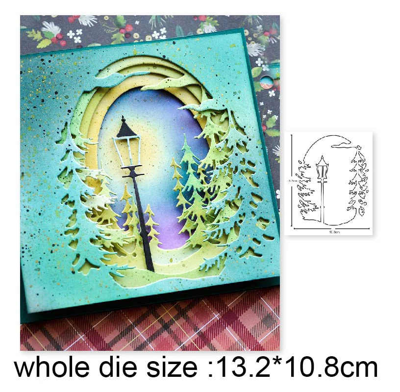 

2020 New Christmas Tree Metal Cutting Dies Decorate Paper Scrapbooking Craft Embossing Cards New Dies