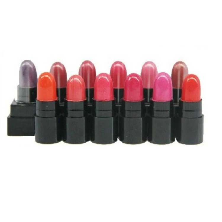

12 pcs/set mini batom matte lipstick lip kit Long lasting waterproof Display box lipstick makeup lips Lip Balm 12 colors