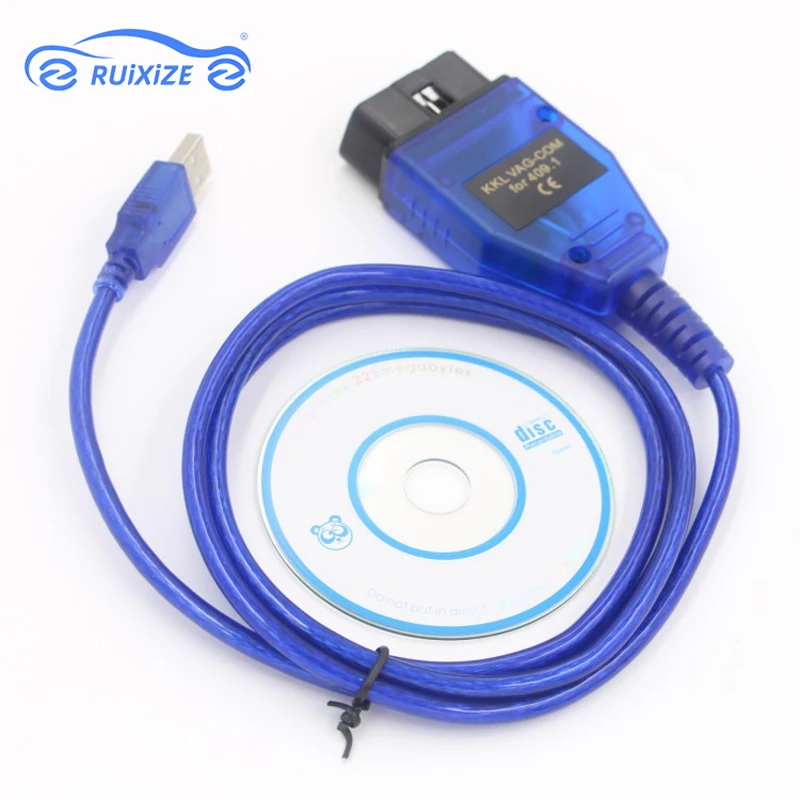Диагностический кабель RUIXIZE 409 1 Vag Com 409Com vag kkl OBD2 интерфейс usb сканера для VW Audi Seat