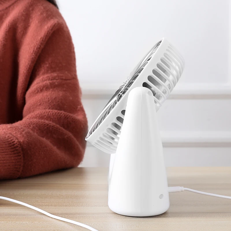 1 шт. Мини Портативный USB Электрический вентилятор 360 градусов вращающийся