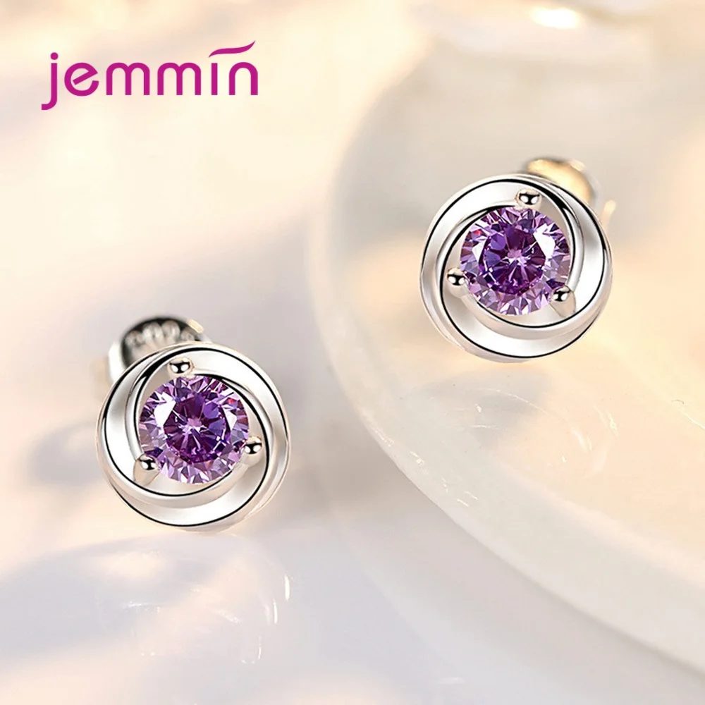 Женские серьги-гвоздики из серебра 100% пробы с пионом | Украшения и аксессуары