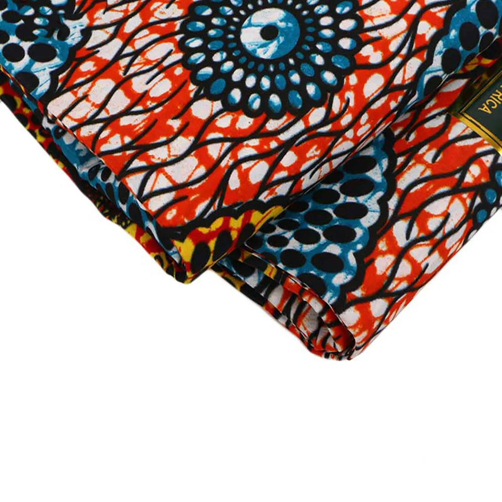 Анкара африканская ткань для вечеринки платье абстрактная вощеная принтом