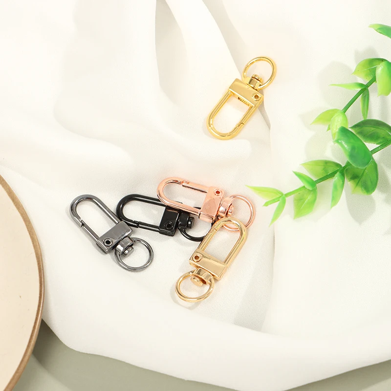 

Застежка-Карабин 8 шт./лот, крючки для изготовления ювелирных изделий «сделай сам» с золотым и серебряным покрытием, фурнитура для изготовле...