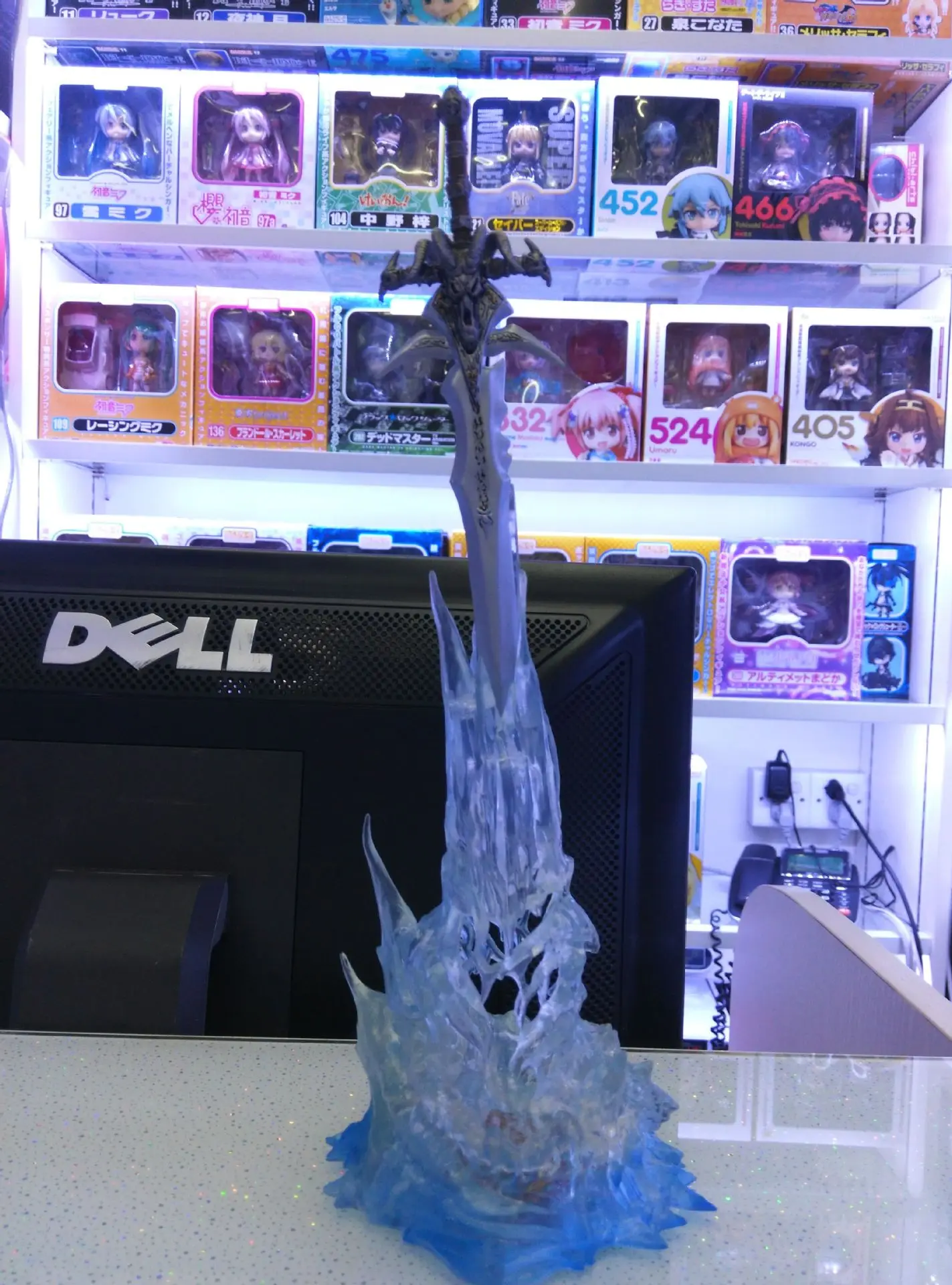 [Верх] игры WOW Lich королевский меч Frostmourne фигурку светодиодный светильник