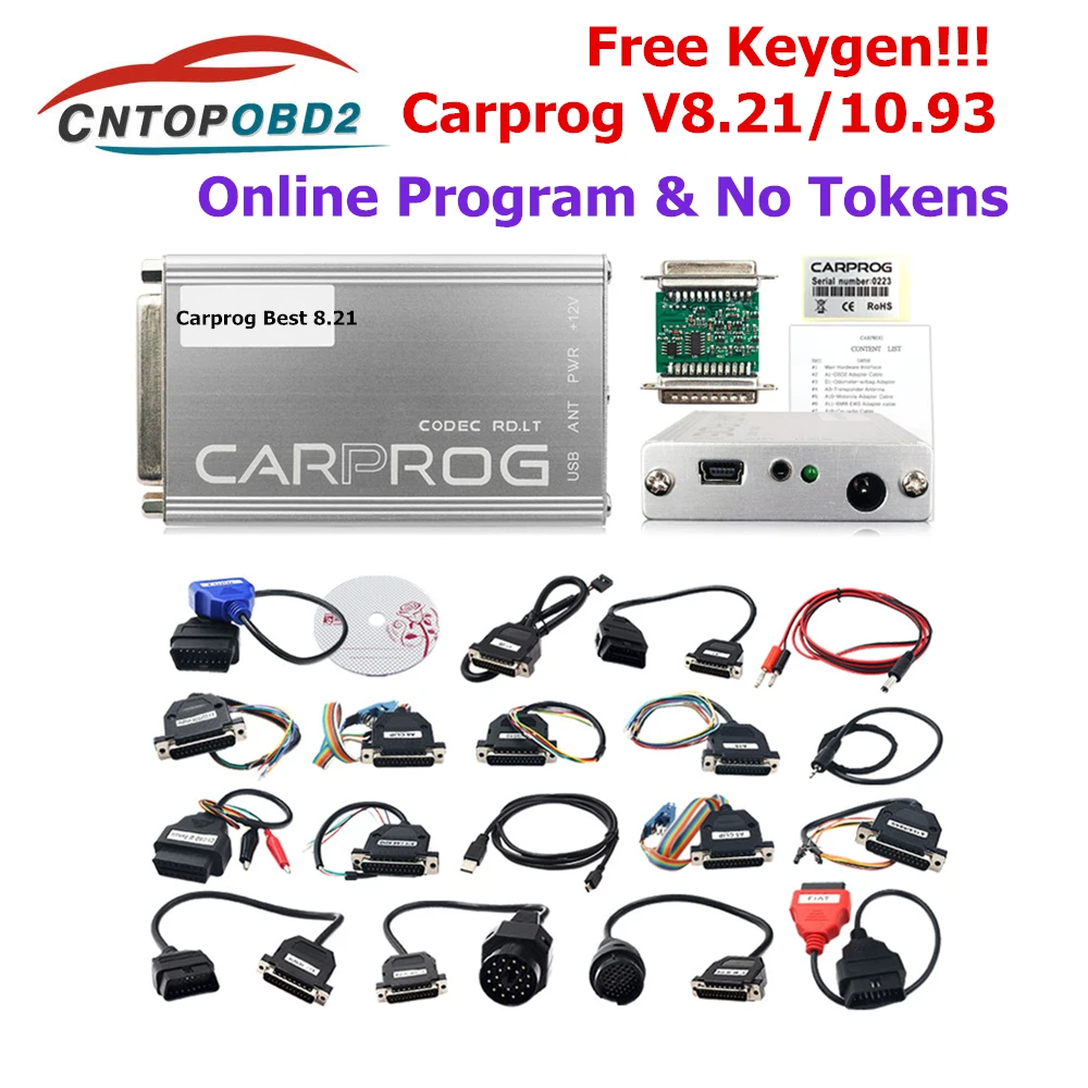 Carprog V8.21 полный набор автомобильных прог 8,21 авто ремонтный инструмент с keygen онлайн-программатор V10.93 для радио/тире/IMMO/ЭБУ