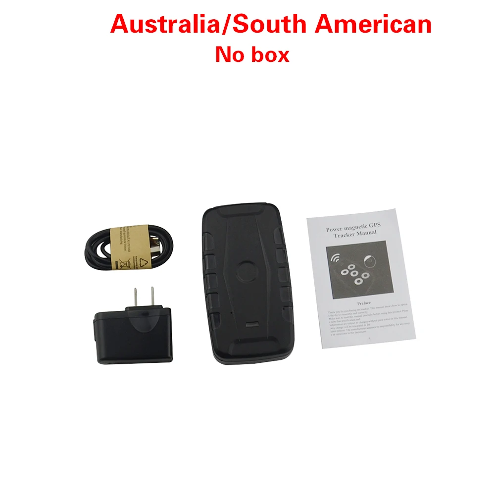 no box South A 4G LTE gps трекер LK900C-4G водонепроницаемый автомобильный локатор 20000 мАч батарея превышение скорости оповещения - Цвет: no box South A