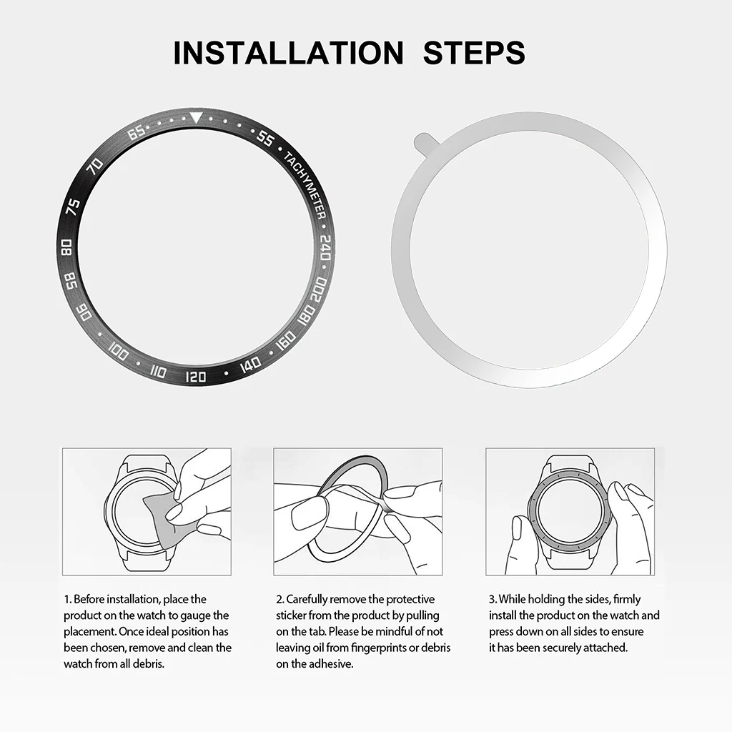 Часы Ободок кольцо клейкая крышка Анти чехол от царапин для Garmin Fenix 5/5 плюс Смарт часы аксессуары Fenix5 Fenix 5 plus#1120