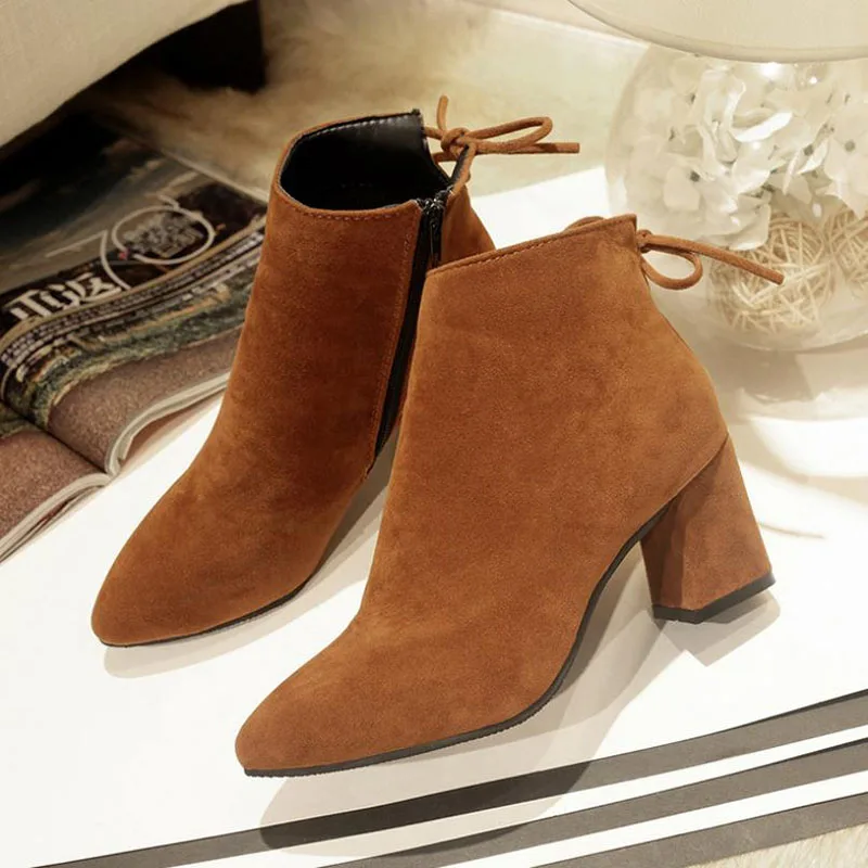 Женские ботинки 2019 г. Новые Ботинки martin на толстом каблуке размеры 34 43 обувь для