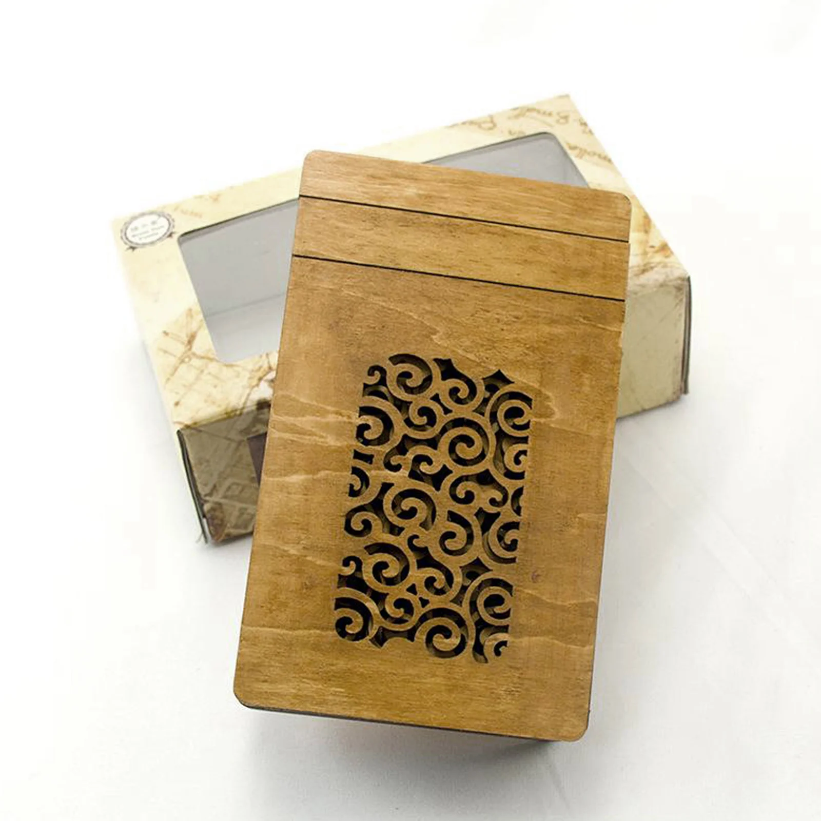 

Wooden Puzzle Game Toys Unlock Brain Teaser Storage Box Gift for Kids Adult