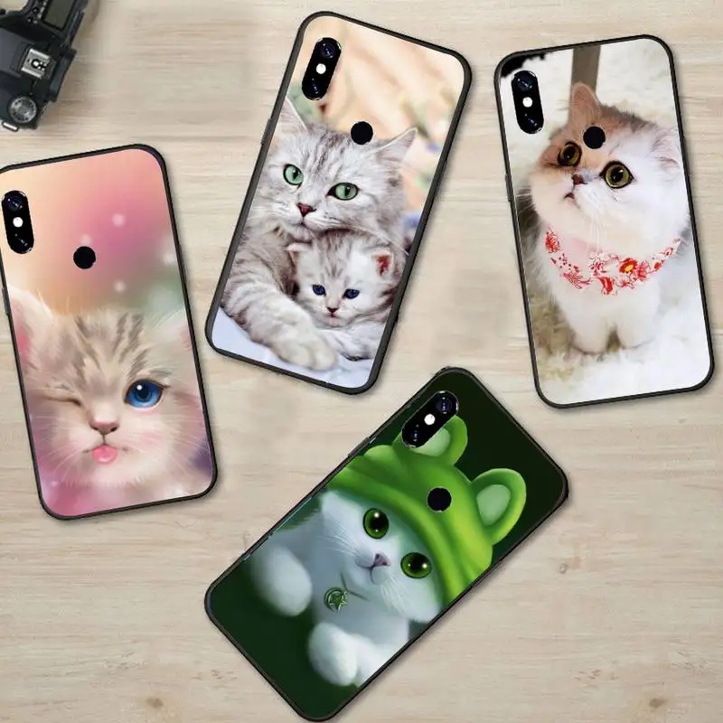 

Animal Cat Phone Case For Xiaomi Redmi 7 8 9t 9se k20 mi8 max3 lite 9 note 9s 10 pro