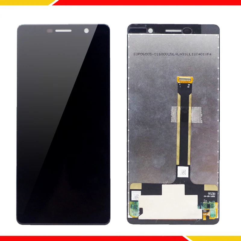 ЖК-дисплей для Nokia 7 Plus кодирующий преобразователь сенсорного экрана в сборе