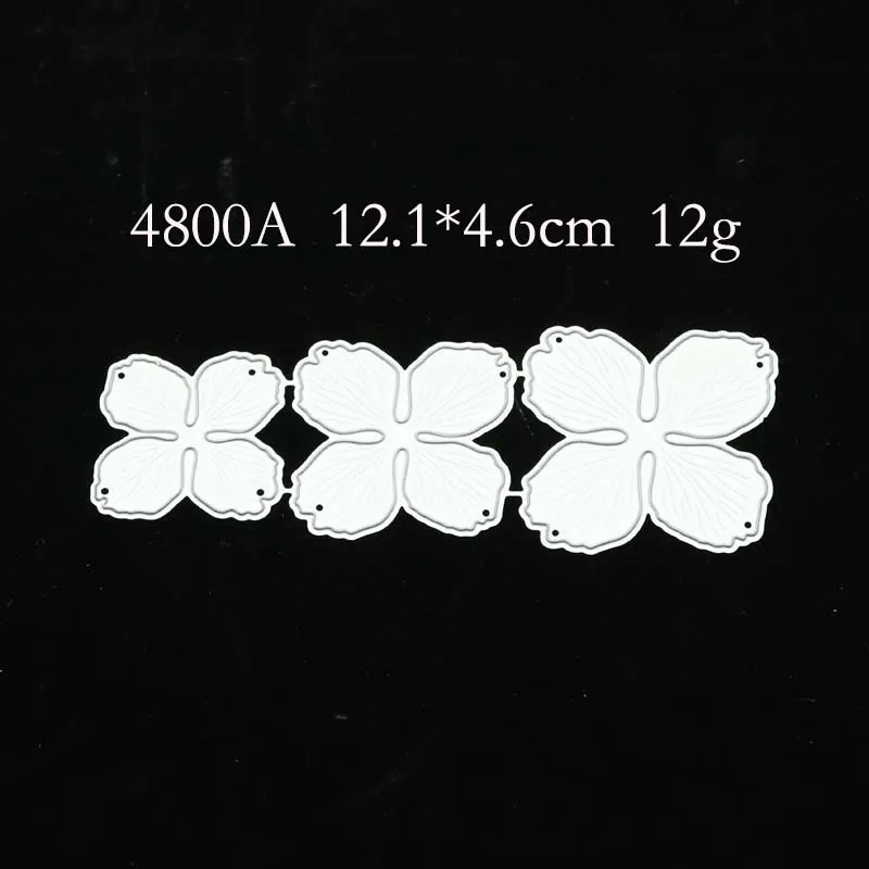 

JC 2021 New 3pcs Flowers Petals Metal Cutting Dies for Scrapbooking Craft Mold Stencil Handmade Tool Paper Card Make Template