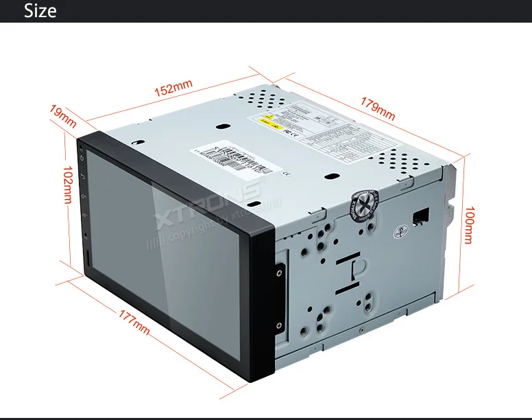 XTRONS 2 Din 7 ''Android 8,0 головное устройство Универсальный Автомобильный Радио стерео плеер gps навигация DAB+ Bluetooth FM wifi USB DVR без DVD
