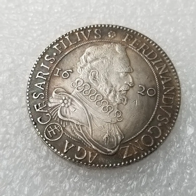 1620 Италия латунь посеребренные монеты КОПИЯ типа старые значок подарок для