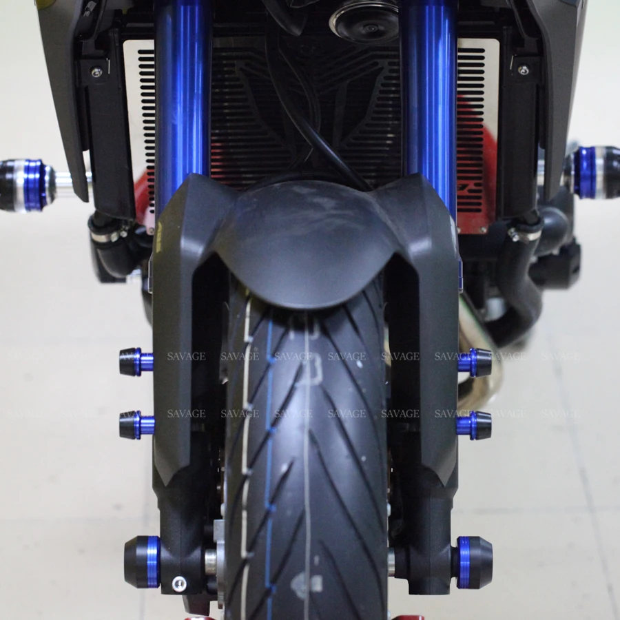 Переднее крыло вилы протектор слайдер для YAMAHA MT 01 03 07 09 FZ FJR1300 аксессуары