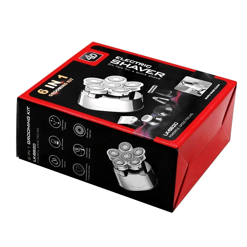 

Multi pflege kit digital display elektrische rasierer haar trimmer bart elektrischen rasierer nass trocken mnner gesichts &