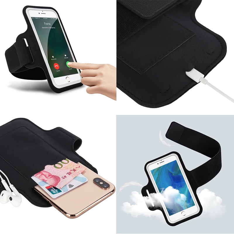 Сумка для бега спортивный чехол телефона фитнеса женщин держатель мобильного