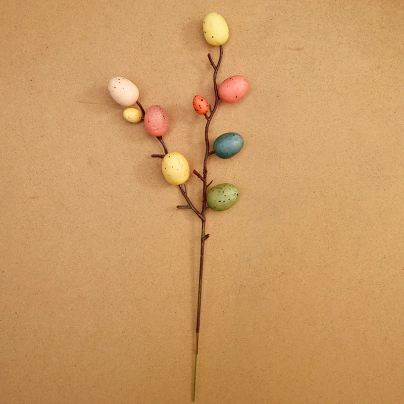 

Easter Egg Tree Branch Garland Foam Flower Fake Plant DIY Easter Decoration Wedding Festival Party Home Accessories Supplies