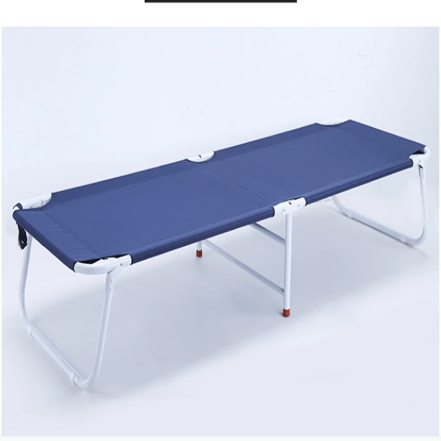 For leisure outdoor folding bed simple disaster relief bed outdoor camping lunch break portable epidemic prevention folding bed