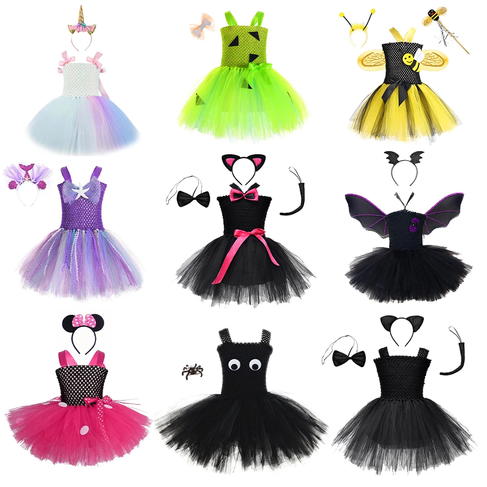 Маскарадные костюмы для маленьких девочек с животными детские платья-пачки