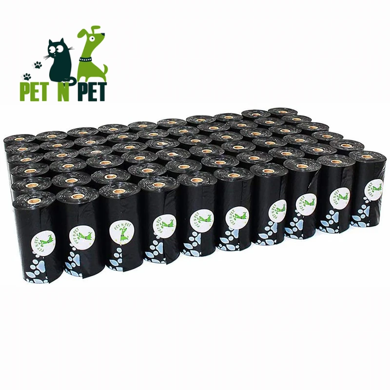 Сумка для уборки собак 60 рулонов зеленая оранжевая черная розовая сумка | Дом и