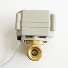 Новый 2-сторонний латунный сигнал клапана, 14 дюйма, DN8, DC12V, DC24V, 0-5 В, 0-10 В или 4-20 мА, для контроля модуляции воды