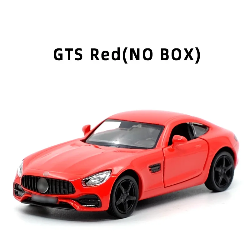 GTS RED(NO BOX) Новое поступление RMZ город 1:36 C63S/GTS спортивный автомобиль сплав литья под давлением модель автомобиля игрушка с откатом для детей Подарки Игрушка коллекция - Цвет: GTS RED(NO BOX)