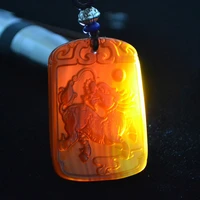 high quality red agate latest fire unicorn hand carved pendant jade body protection natural necklaces jewelry