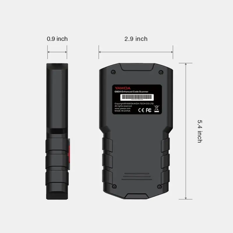 

OBD2 Automotive Scanner Adapter Car Diagnostic Tool Car Fault Code Reading Card Battery Diagnostic Interface Check Engine