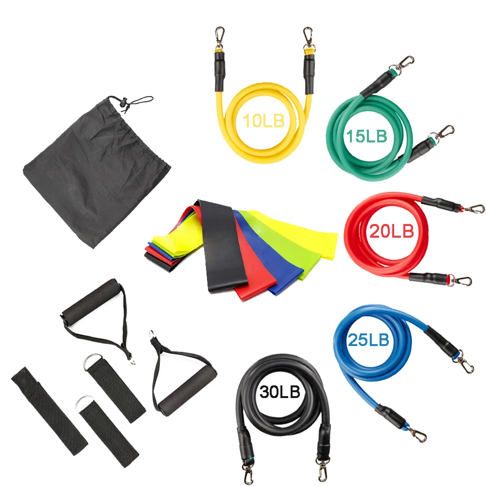 Многофункциональный эластичный ремень для занятий спортом фитнесом и