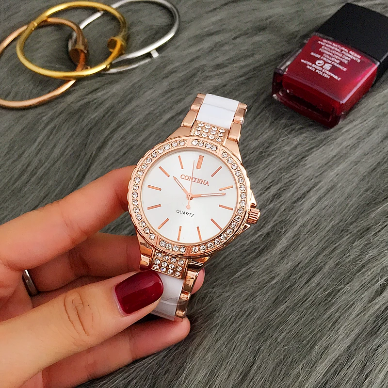 Часы наручные женские с большим циферблатом брендовые модные роскошные|Женские