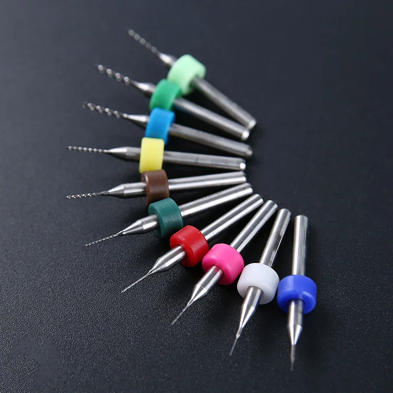 10 шт./компл. твердосплавные сверла из твердого сплава печатная плата набор сверл