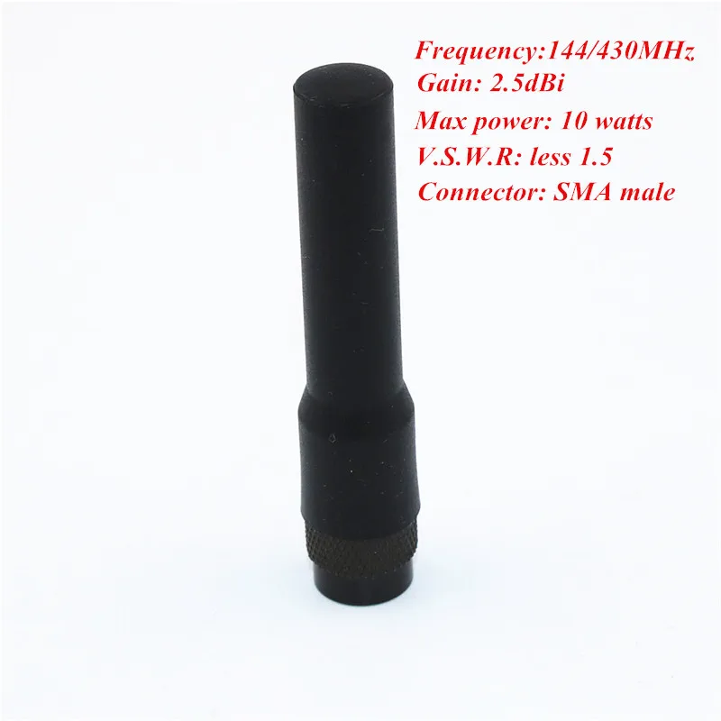 Антенна УВЧ УКВ SF20 SMA антенн 144/430 МГц dual band антенна 2.5dBi черный BAOFENG UV 3R 200 Yaesu Linton Woxun