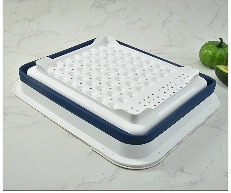 Многофункциональная организация для хранения кухни складная чаша слива