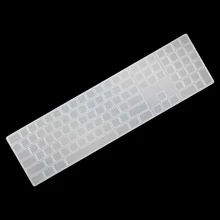 Funda de silicona para teclado mágico, Protector de piel para Apple imac, con tecla de número, A1644, A1314, A1843, A1243