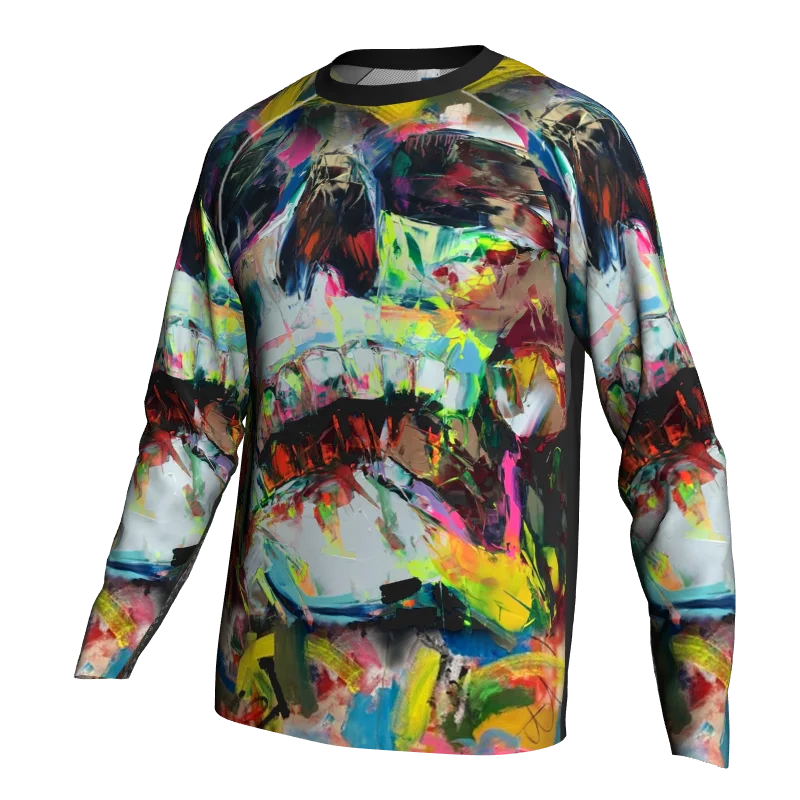 

Long Cycling Jerseys Motocross Downhill MTB T-Shirt Offroad Outdoor Mountain Bike Dry Breathable Men Women Sport Tops