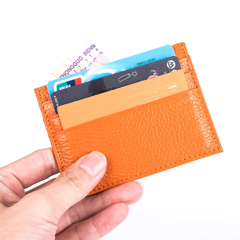 MABULA унисекс минималистичные кошельки передний карман кожаный держатель для карт