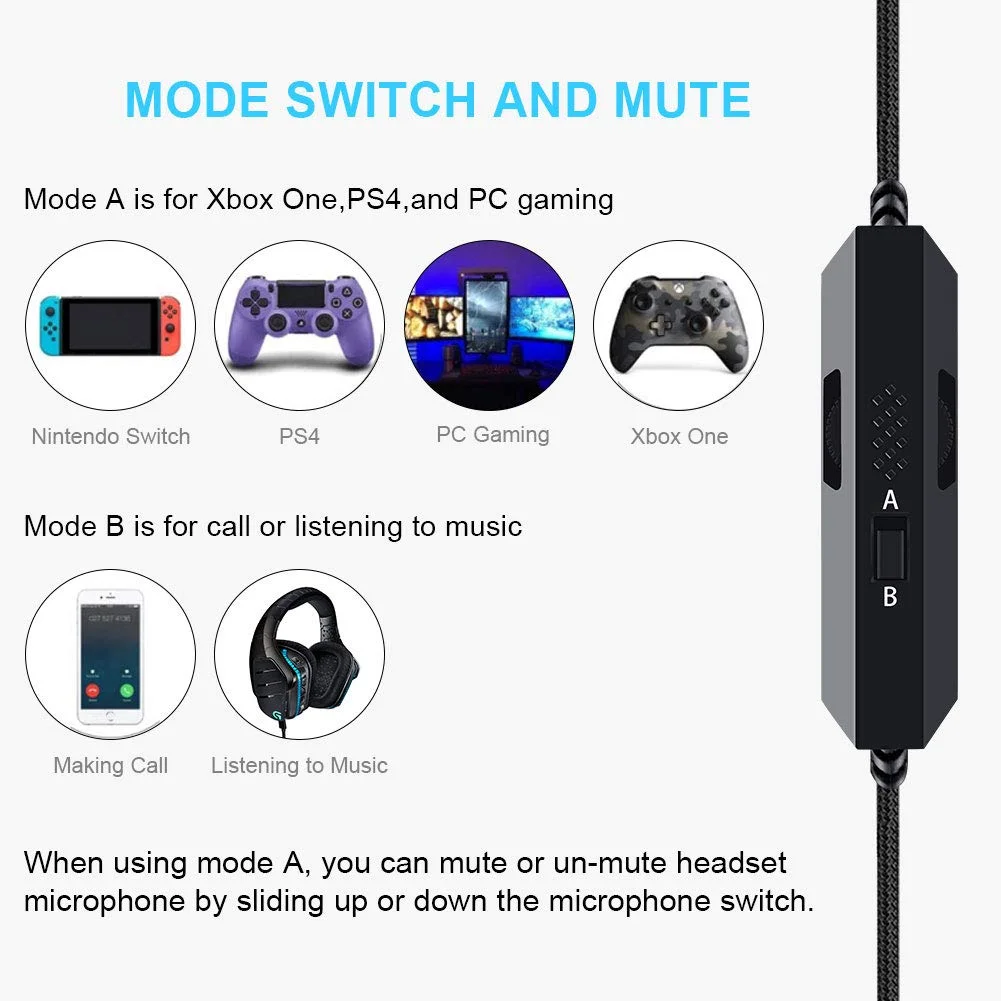 Кабель удлинитель в нейлоновой оплетке с микрофоном и регулировкой