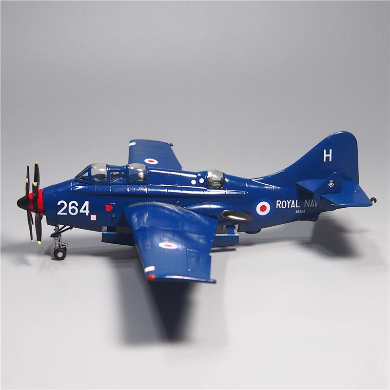 Литый под давлением в масштабе 1/72 Gannet антиподводный самолет модель из сплава