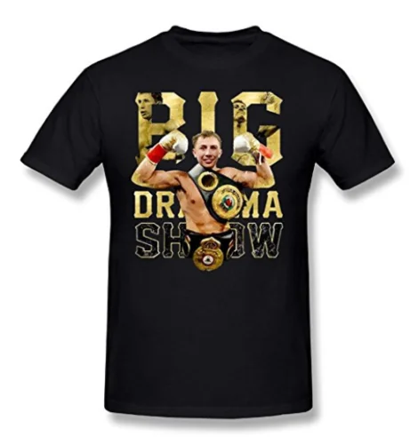 Degli Uomini Di Gennady Golovkin Boxinger Ggg футболка Nera Originale Magliette E Camicette novitya|Мужские футболки| |