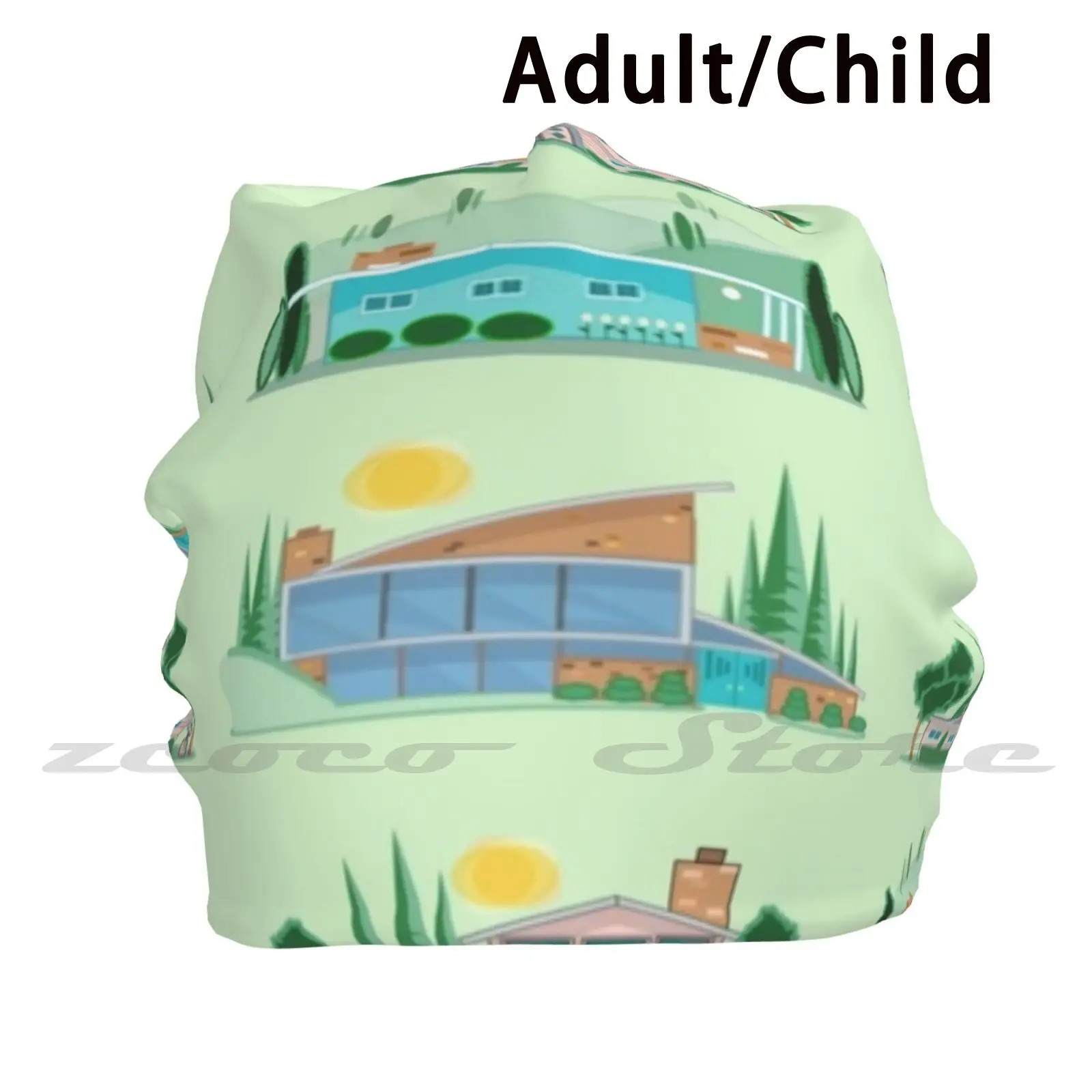 

Вязаная шапка Atomic добер, эластичная мягкая индивидуализированная шапка с узором для подарка, для вечеринки, для середины века, винтажные Ре...