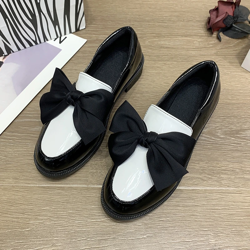 

Туфли-оксфорды женские на низком каблуке, мягкие удобные и элегантные, с бантом, универсальные, лето 2021